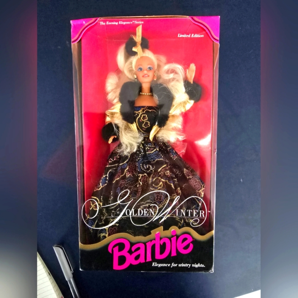 1993 Golden Winter Barbie Doll